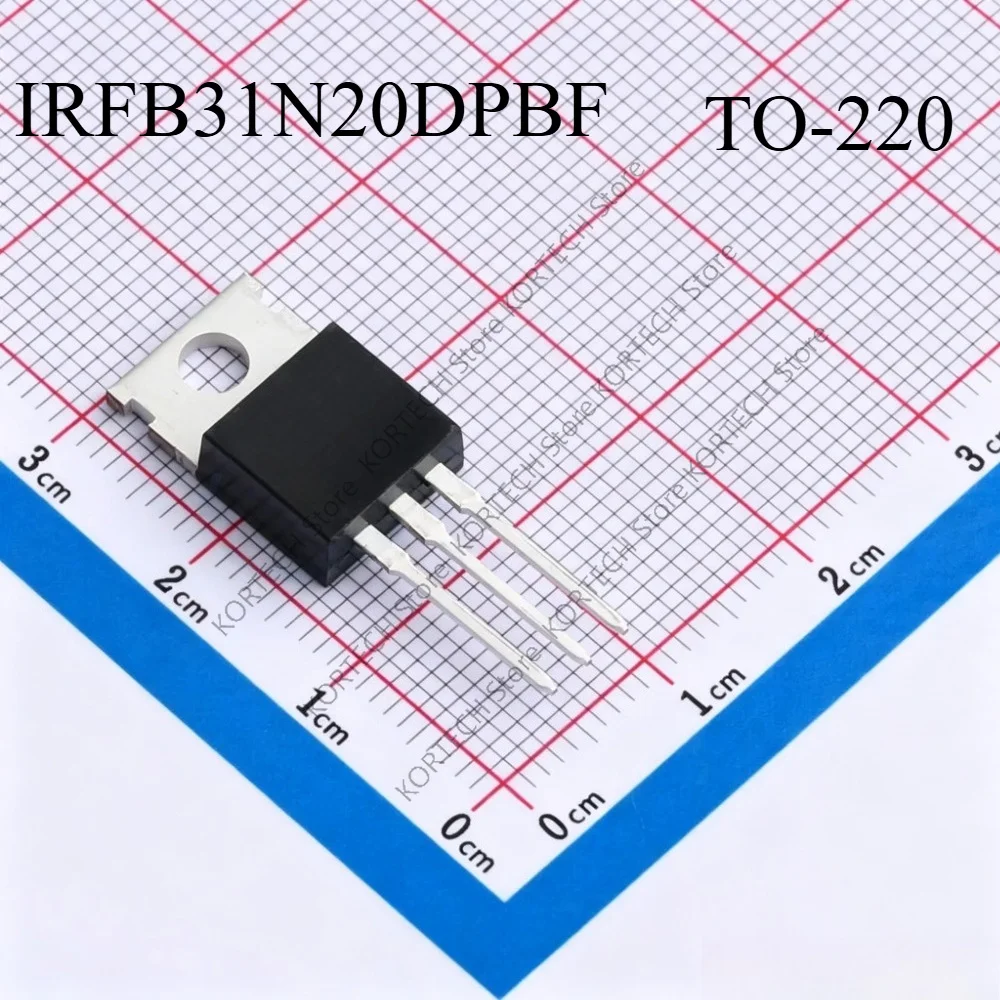 10PCS/LOT Original IRFB31N20DPBF B31N20D IRFB31N20D TO-220 MOS field effect tube 31A 200V