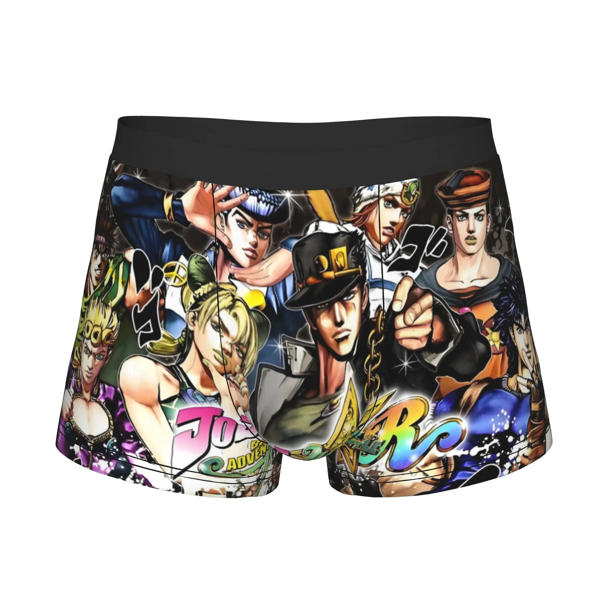 Bizarre Adventure Boxers Shorts Men JoJos Anime  Briefs Underwear Fashion Underpants
