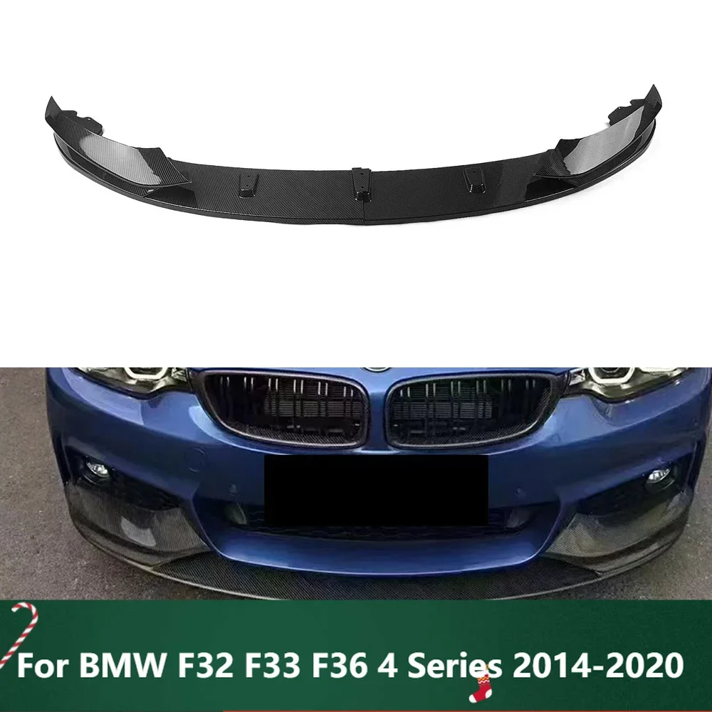 

New！For BMW F32 F33 F36 4 Series 2014 2015 2016 2017 2018 2019 2020 Car Front Bumper Spoiler Lip Blade Lower Splitter Guard