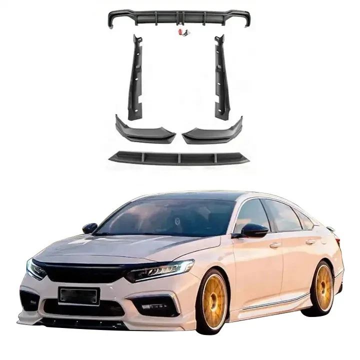 

Лидер продаж, автомобильный бампер из АБС-пластика, передний разветвитель, задняя губа, боковые юбки для Honda Inspire 2019 2022, комплекты кузова в сборе