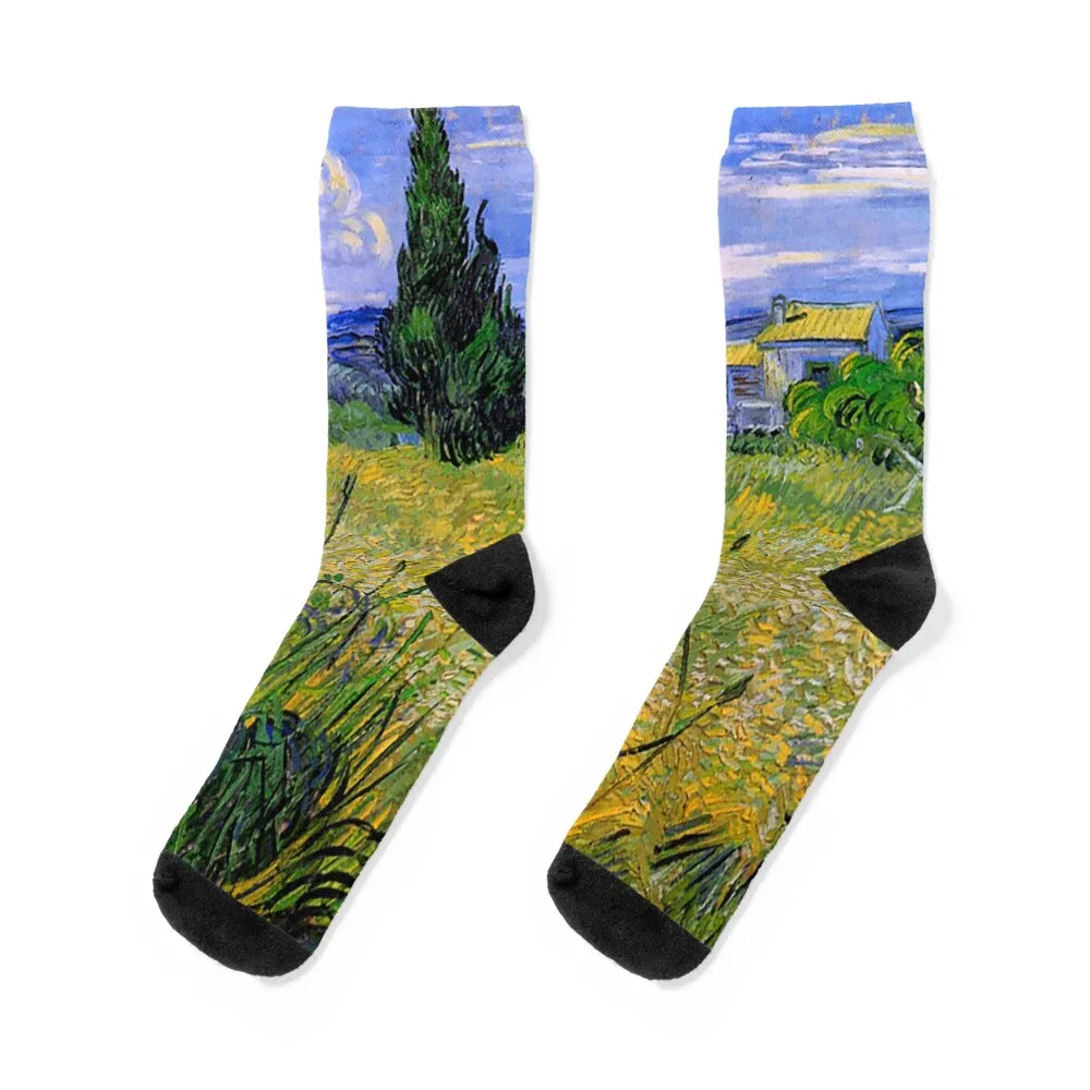 

van gogh Socks Run cool ankle anti slip football Man Socks Women's