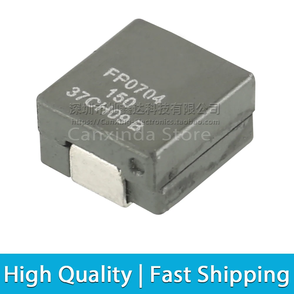 

5pcs FP0704-150 FP0704 150 SMD SMT Moulded Power Inductor Surface Mount Inductance 0.15uH 150nH 25A High Current Filter 7*7mm