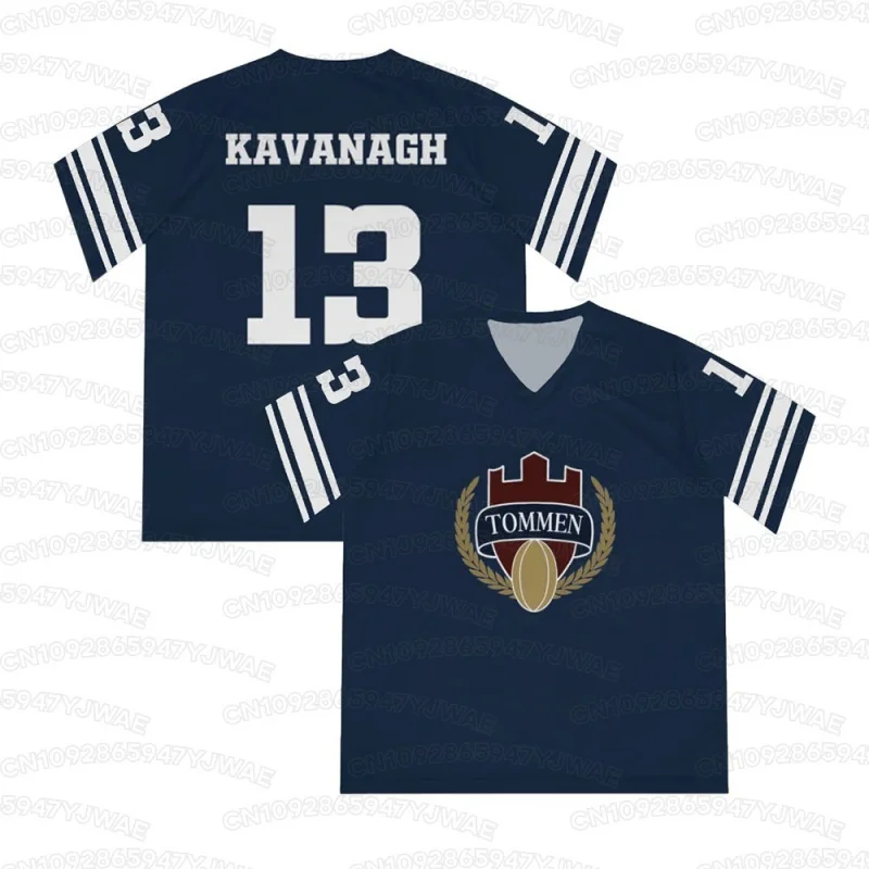 2026 New Tommen Boys Binding 13 Jersey T-shirt Kavanagh 13 Gibson 07 Athletic Fan Short Sleeve Unisex Tee