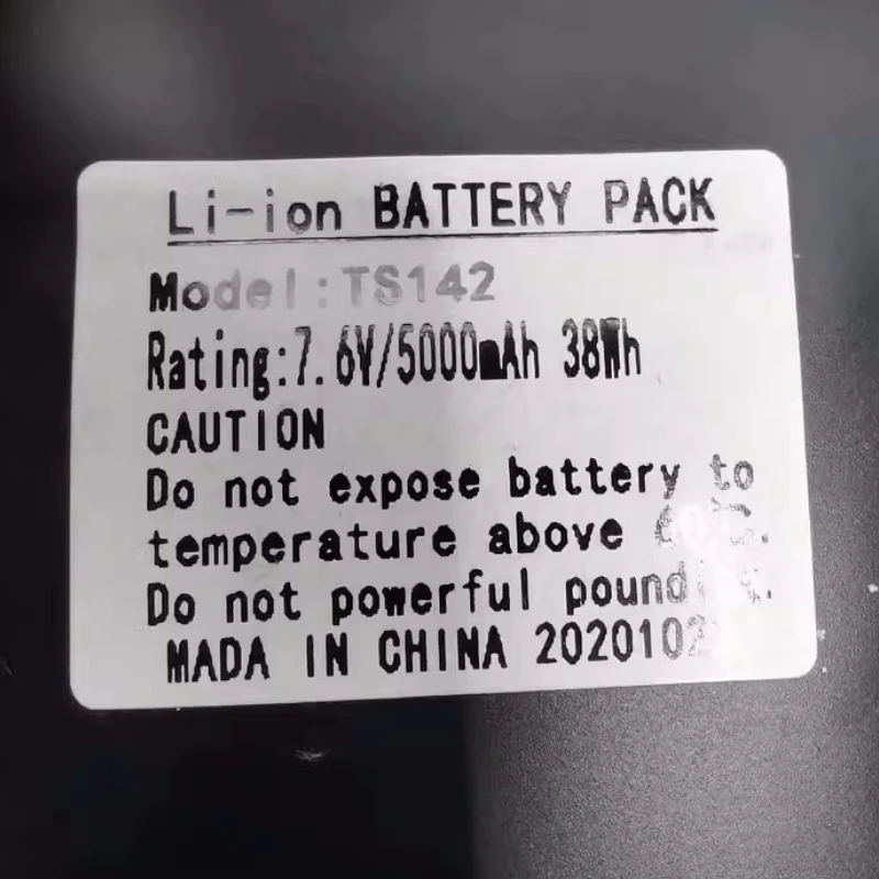 Imagem -02 - para Kuu k2 Todo Metal Portátil 14.1 Polegadas 7.6v 38wh 5000mah 10 Pinos Fios Bateria de Substituição para Iru Q14s Notebook Novo Ts142