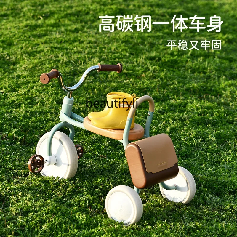 Children's tricycle 1-3 year old retro baby tricycle