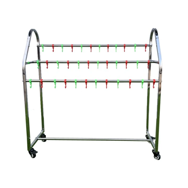 Removable stainless steel towel rack Children's handkerchief rack Diaper rack Preschool supplies towel