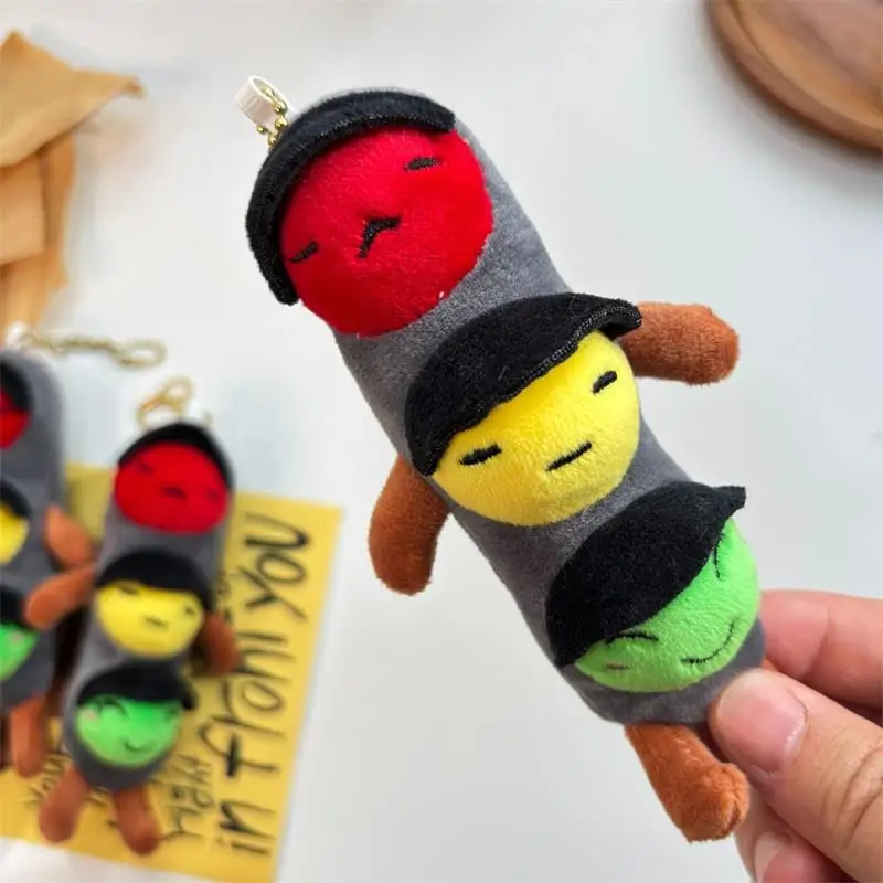 Sweet Quirky Traffic Light Plush Toy Pendant, Girl's Backpack Decor, Bag Charm Birthday Surprise