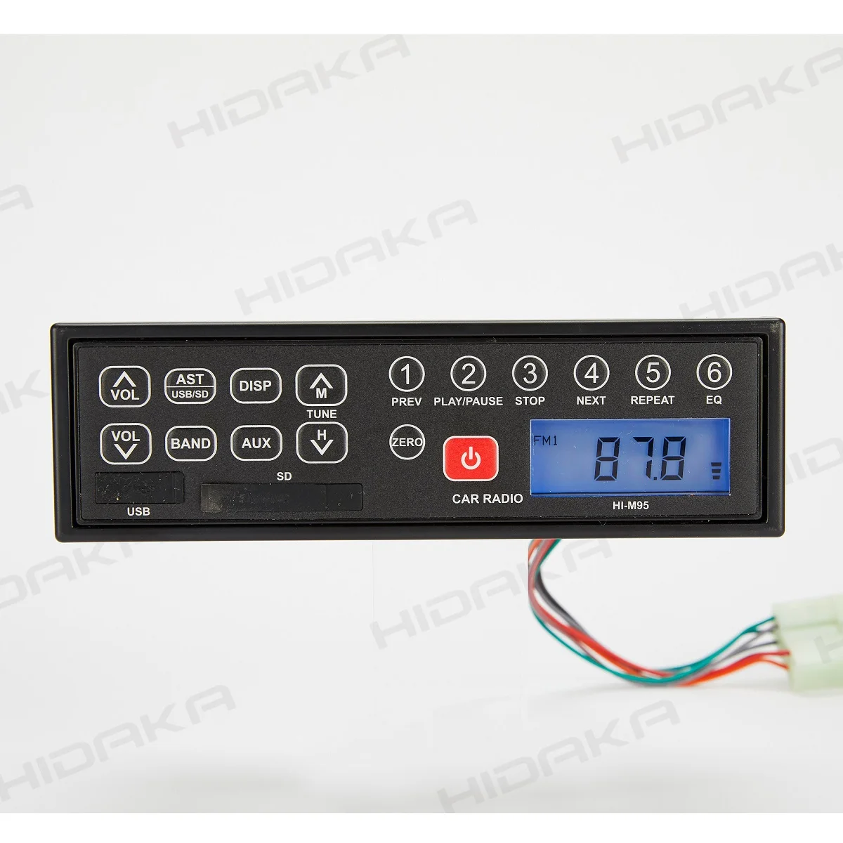 

HIDAKA M95 Japan USB SD Heavy Machine Excavator Hi-tachi Car Radio