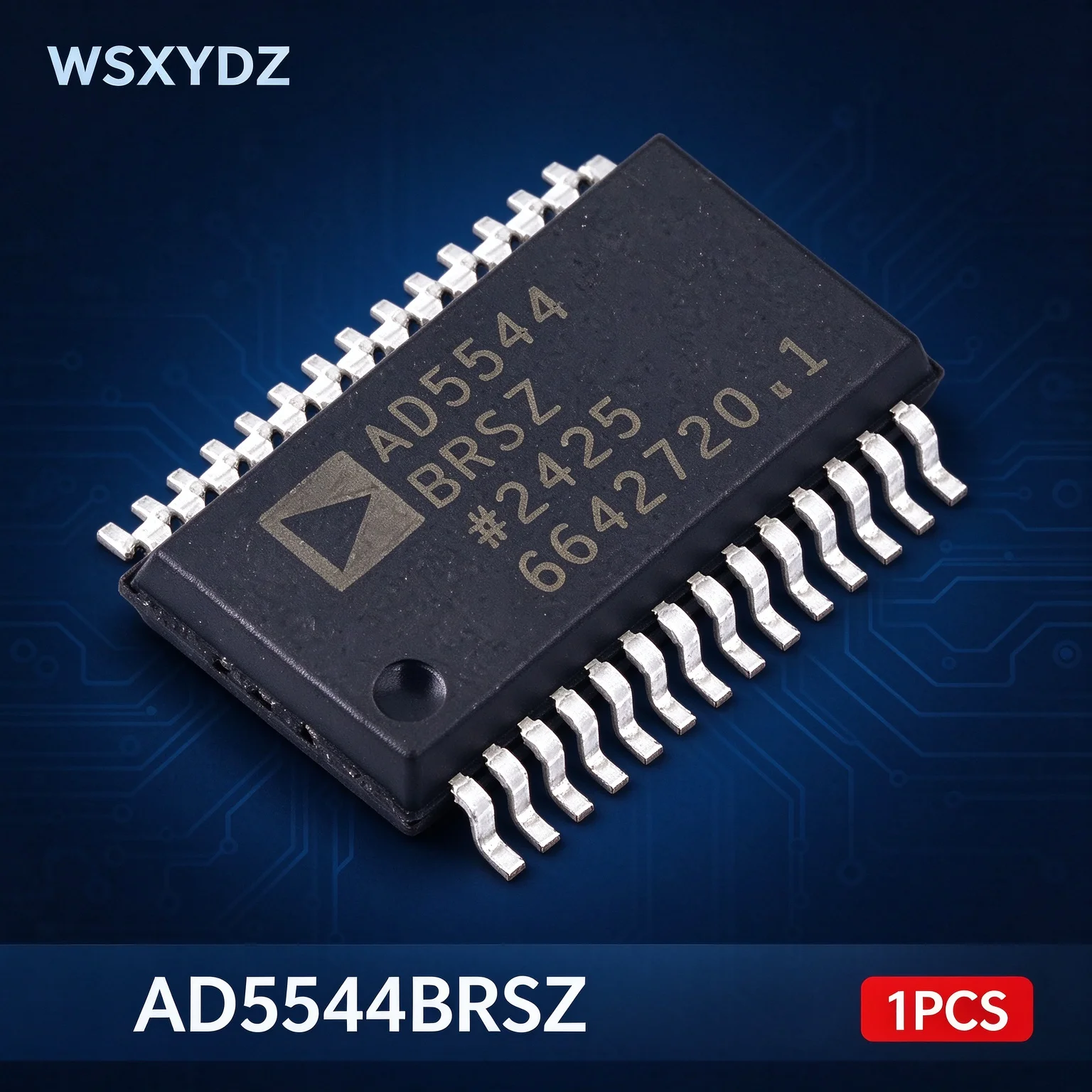 1PCS AD5544BRSZ AD5544 Quad 16-Bit Current Output DAC Serial Input Multiplying SSOP-28 ADI New Original
