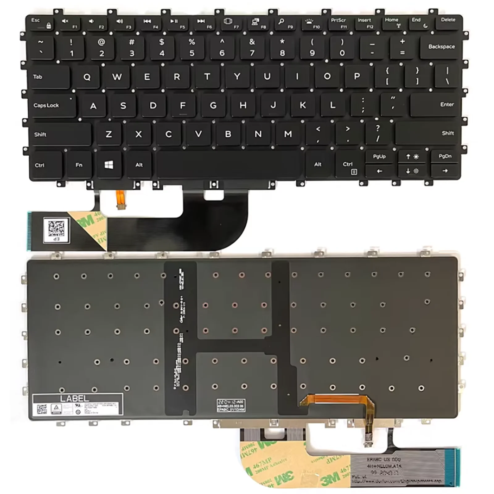 

Клавиатура для ноутбука Dell XPS 15 9575 Precision 5530 2-in-1 P73F с американской раскладкой