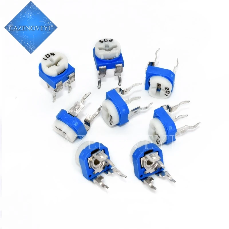 20 pcs / lot RM065 RM-065100200500 1K 2K 5K 10K 20K 50K 100K 200K 500K 1M ohm Trimpot trimmer potentiomètre résistance variable