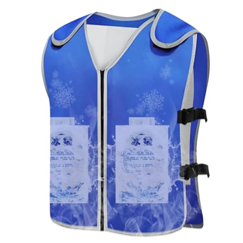 

AB35-регулируемый охлаждающий жилет для мужчин и женщин с 26 гелевыми пакетами со льдом, идеально подходит для работы в горячих погодах и занятий на открытом воздухе.