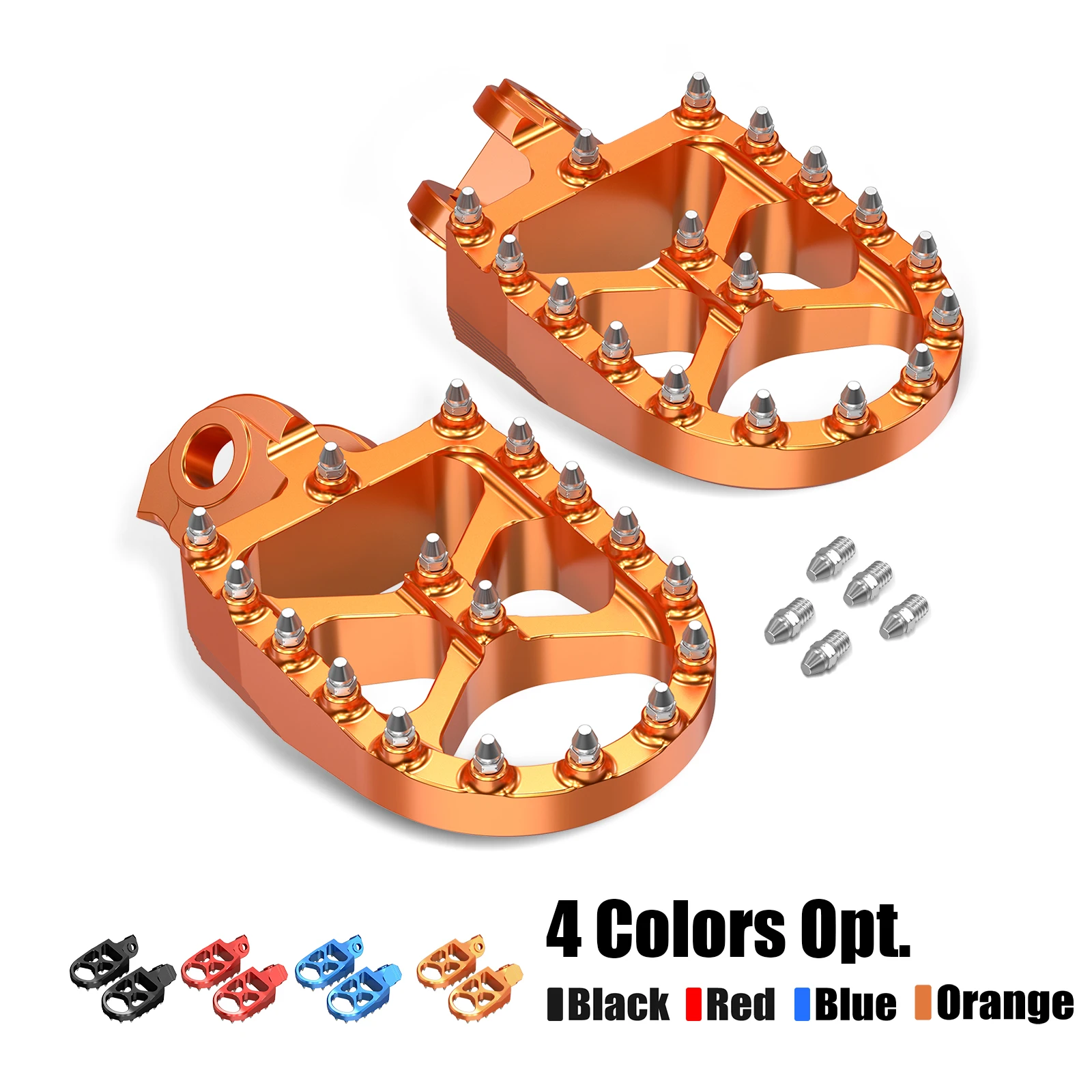 NICECNC لـ 2024 KTM 690 إندورو R SMR R 2008-2024 1050 1090 1190 1290 ADVENTURE R S T 2013-2024 أوتاد القدم مسند القدمين مجموعة دواسات الدهون