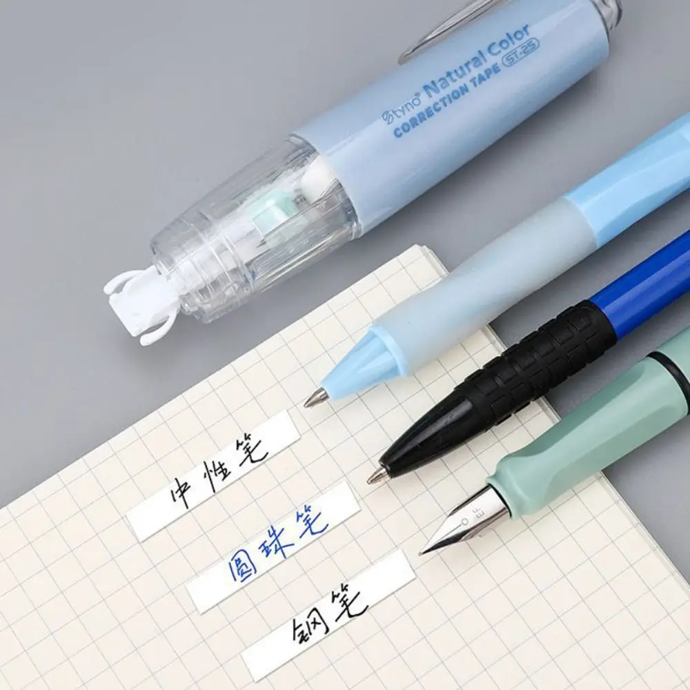 

Colorful Press Replaceable Core Correction Tape Cute Pen Shape Corrector Students Altered Tools School Office Supplies Durable