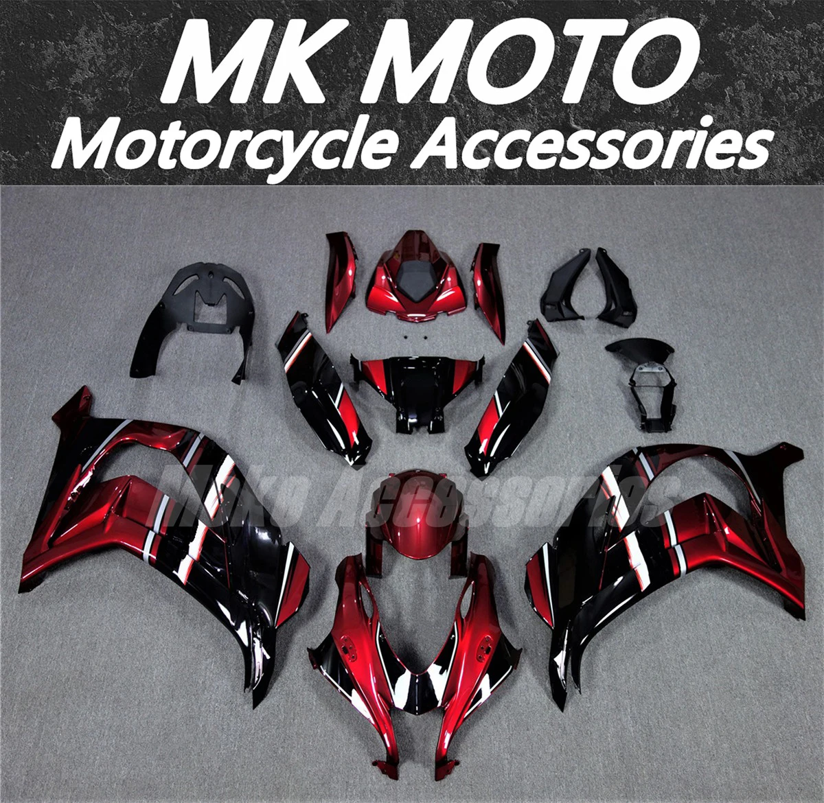 

Motorcycle Fairings Kit Fit For zx-10r 2016 2017 2018 2019 2020 Ninja Bodywork Set High quality ABS injection Black Red