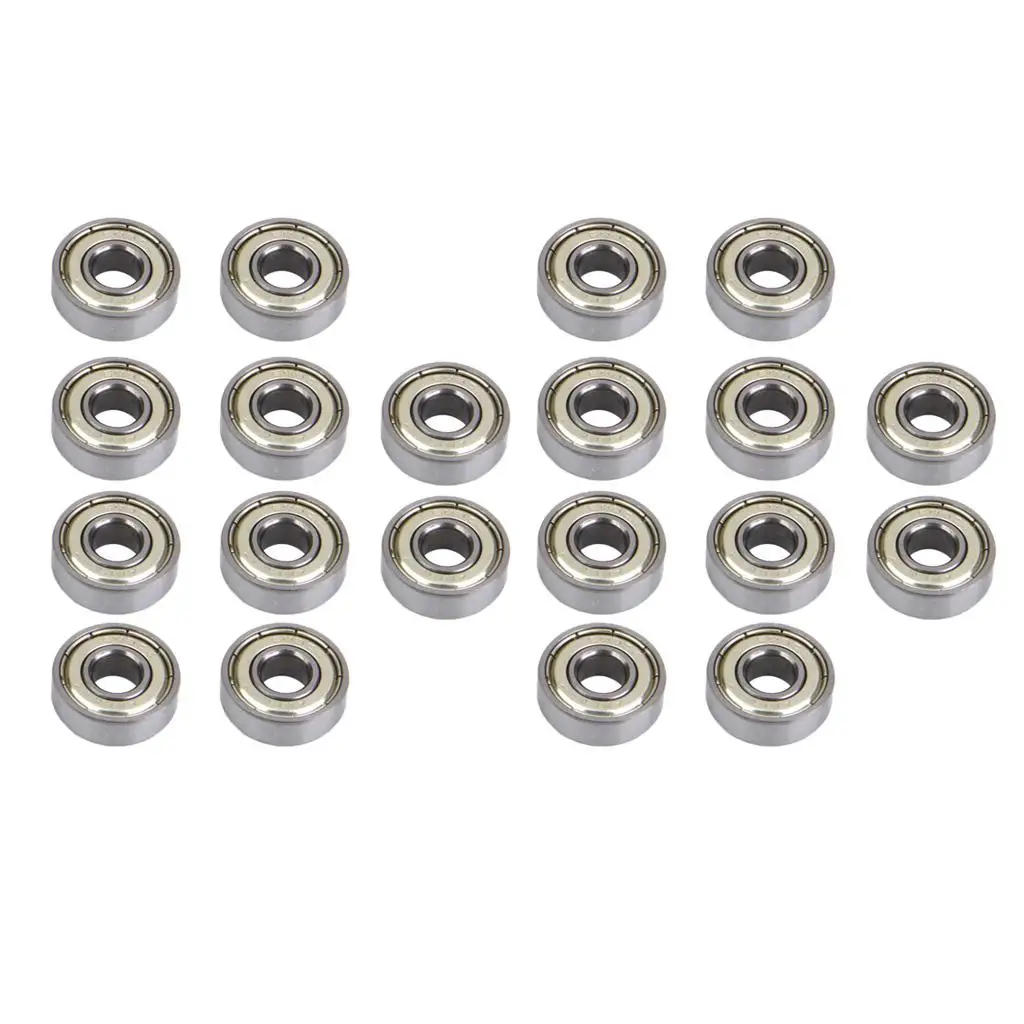 20 Pcs Roller Skate Wheel Center Bearings 608 zz (ABEC-7), Skating Scooters