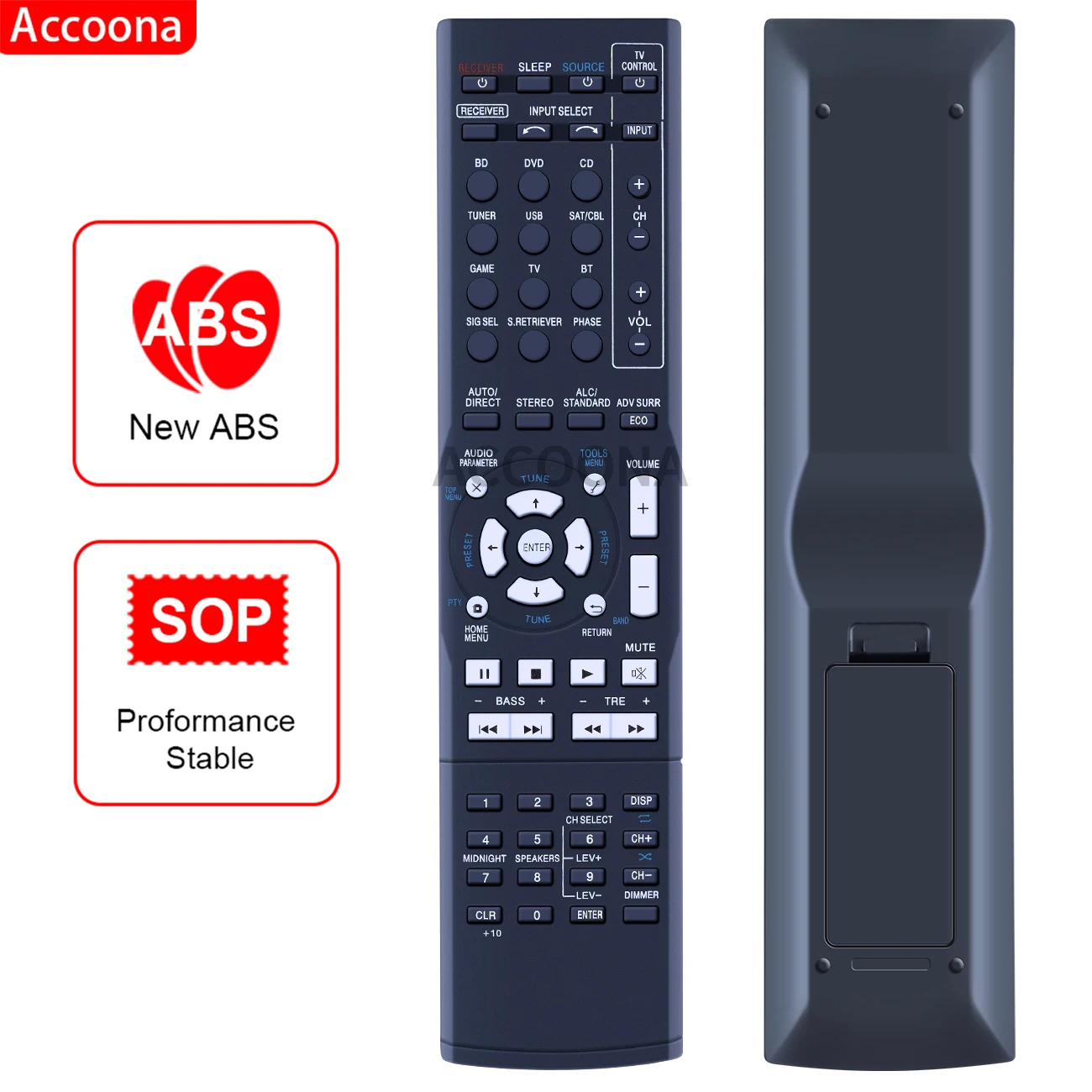 

Replacement Remote Control Fit For Pioneer Axd7741 Axd7395 Vsx-503-K Vsx-531-K