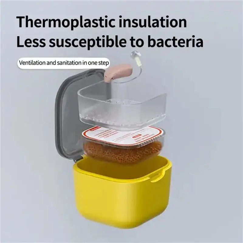 CHCH 補聴器乾燥ボックス 汗の湿気を除去 補聴器除湿器アクセサリー