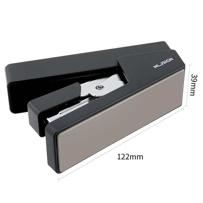 DELI-grapadora resistente, herramienta de encuadernación duradera portátil sin esfuerzo para oficina, hogar, escuela, eficiente, uso 24/6, accesorio de papelería