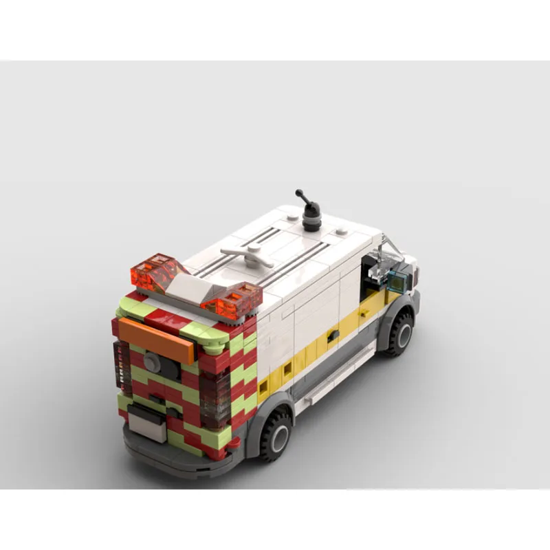 

MOC-155108 New Classic Medium Van Building Block Model 493 Parts MOC Creative Toys for Boys Children Birthday Christmas Gift