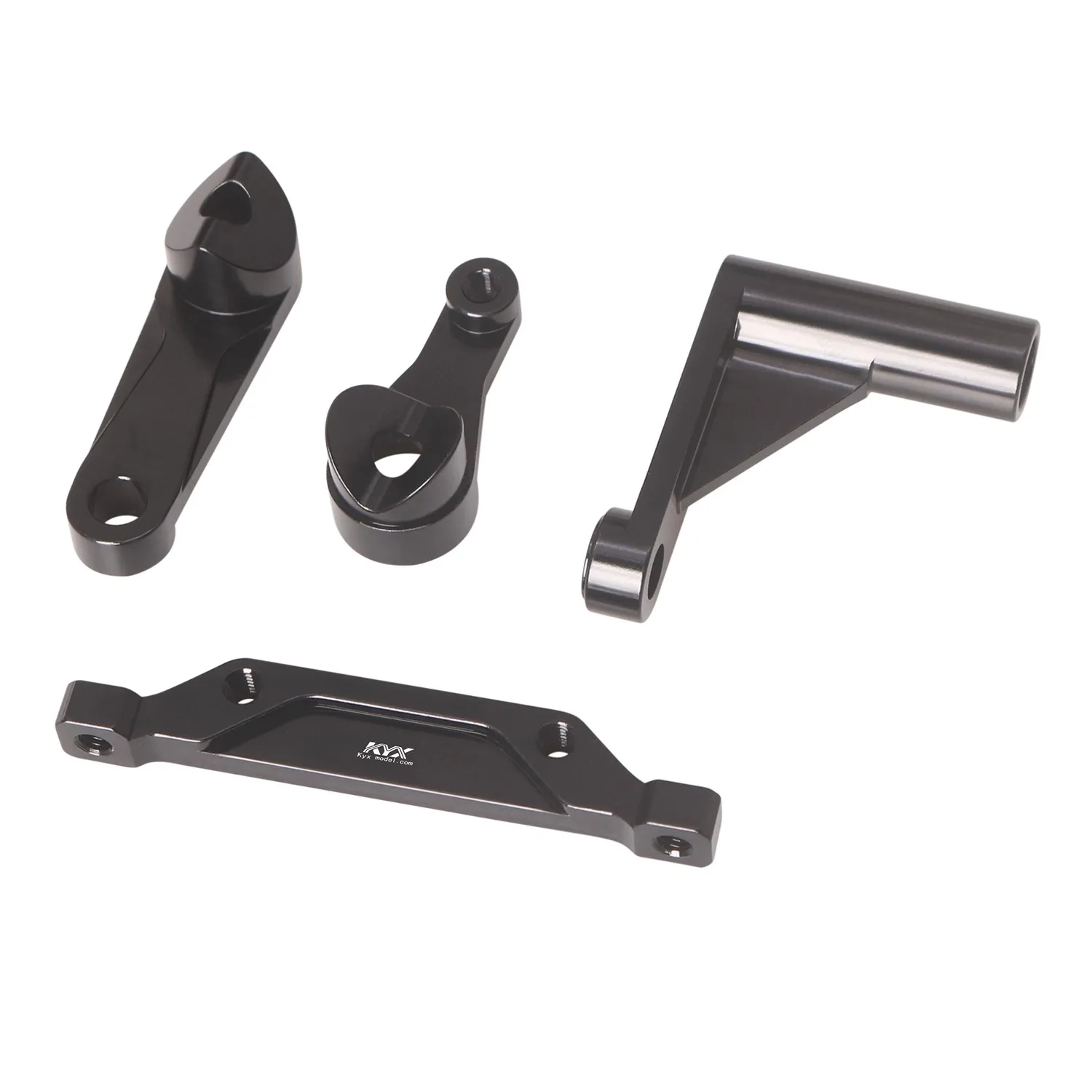 KYX Sterzo in metallo per auto RC 1:10 Losi Baja Rey 4wd corto Buggy