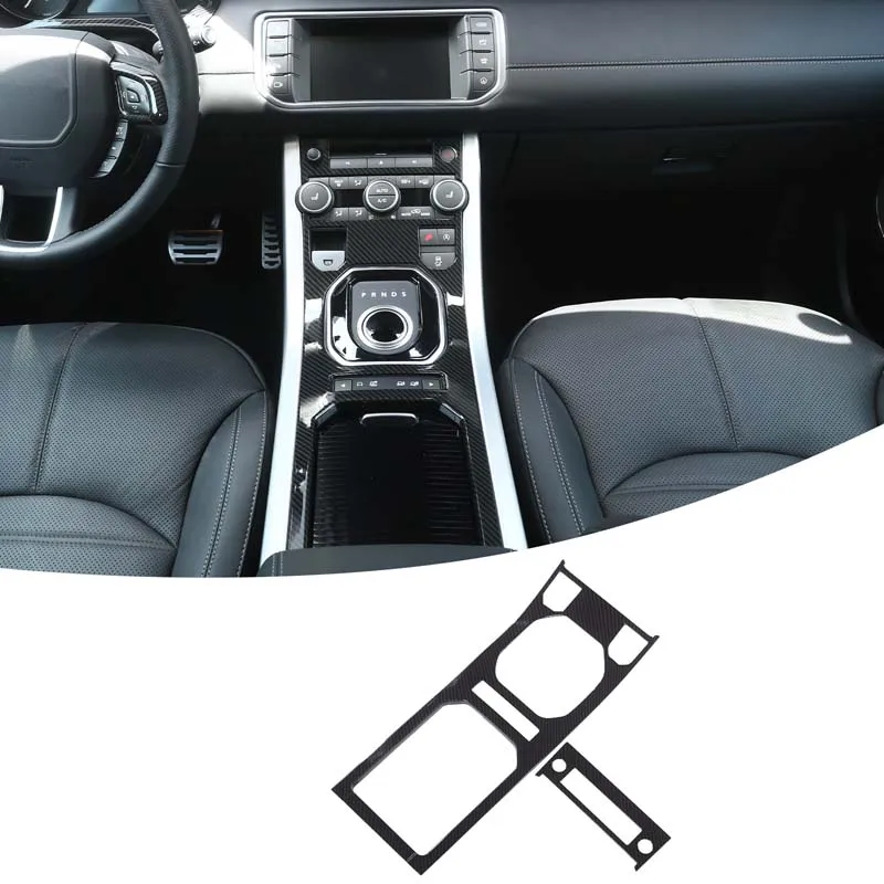 

ABS Car Interior Accessories Center Console Gear Shift Panel Cover Decoration Trim For Land Rover Range Rover Evoque 2012-2018