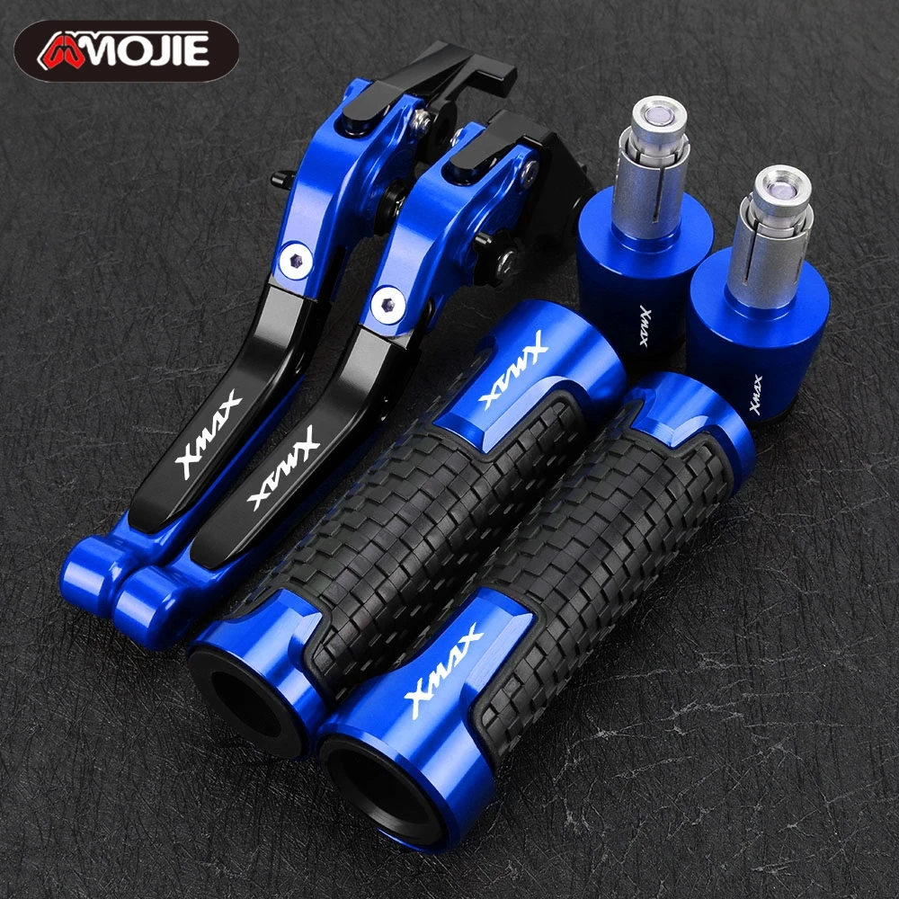 

Motorcycle Accessories For YAMAHA X-MAX X MAX XMAX 300 2015- 2024 Brake Clutch Levers Handlebar Hand Grips Ends XMAX300 X MAX300