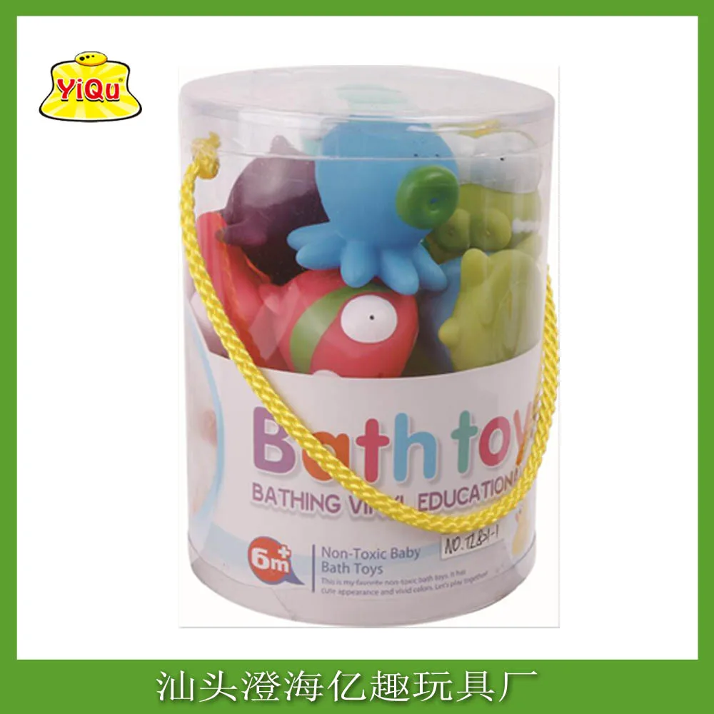 Babybadje speelgoedset met drijvende dieren, net voor peuters, waterspel voor baby's, badtijdplezier, kinderbadaccessoires