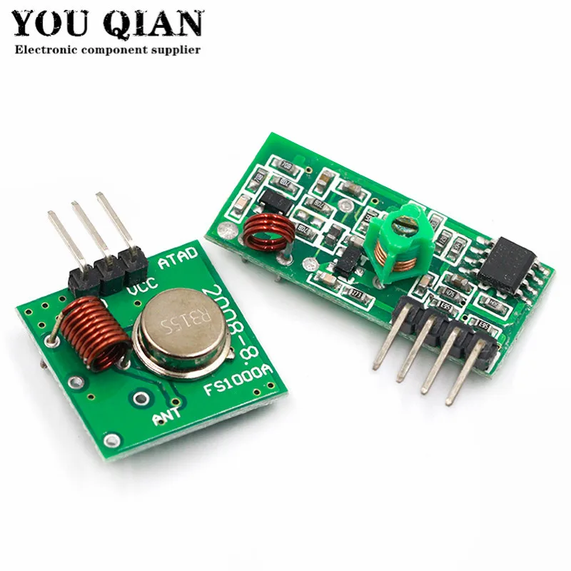 433 Mhz RF Transmitter and Receiver Module Link Kit for ARM/MCU WL DIY 315MHZ/433MHZ Wireless Remote Control for arduino Diy Kit