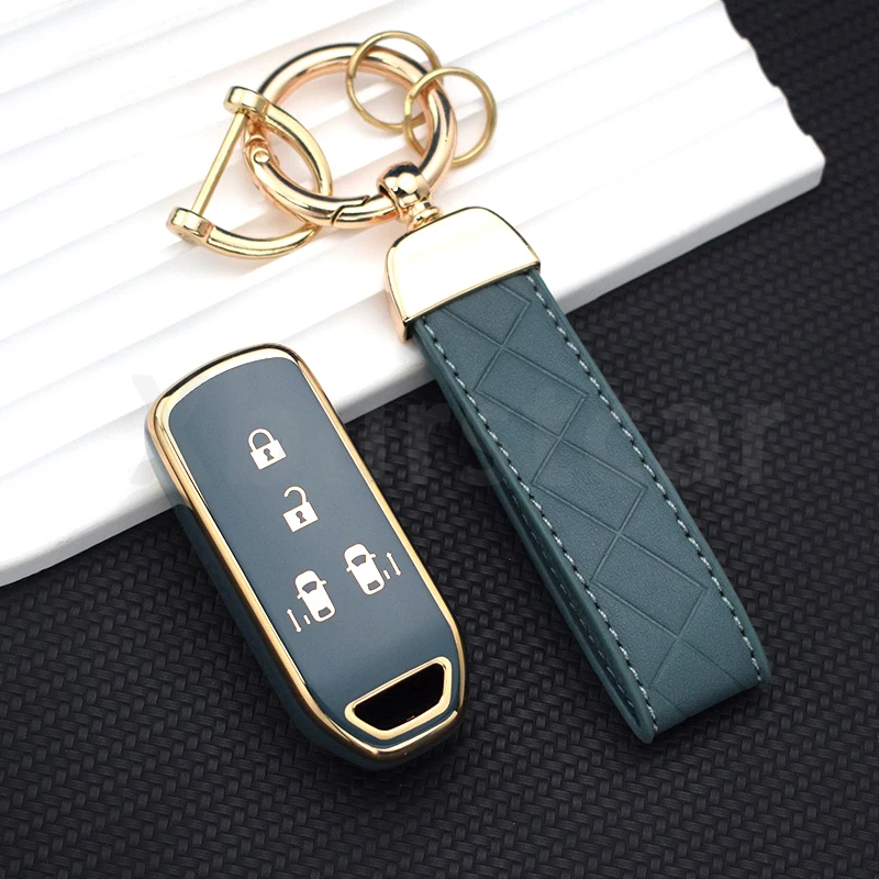 2/4 Buttons Soft TPU Key Case Cover For Honda N-BOX N-ONE N-WGN N-VAN Custom Wgn Custom Shell Fob Holder Protector