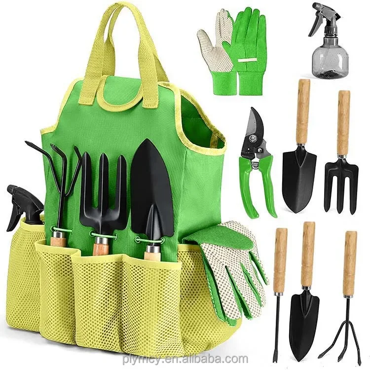 

8 Piece Outdoor Garden Tools Kit Home Gardening Hand Tools Shovel Gardening Rake