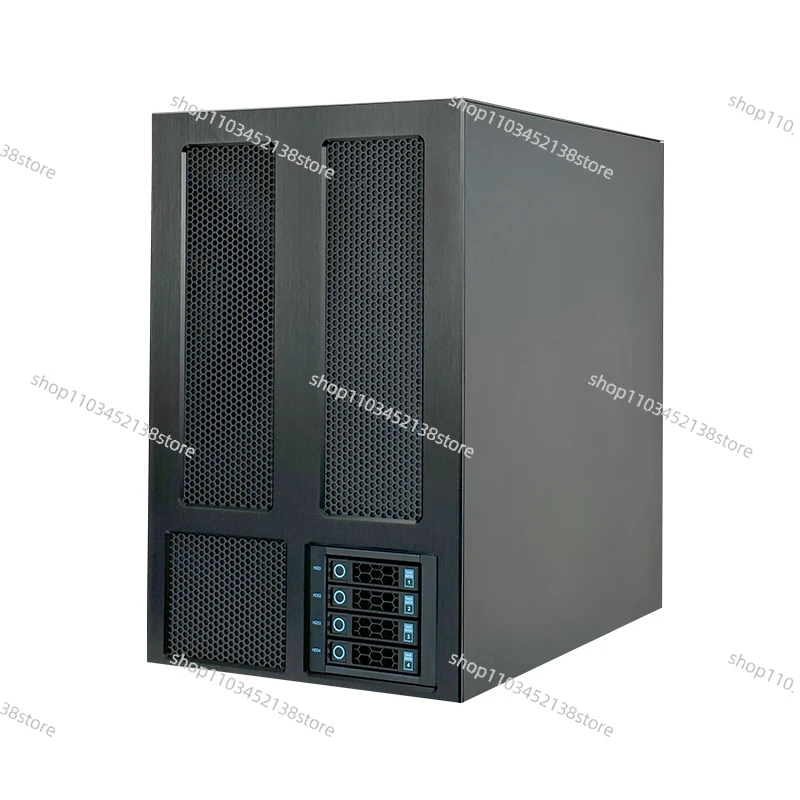 

WS04A 4-карта 4090 графического процессора, рабочая станция, сервер, имитация расчета, глубокая обучающая башня, шасси с водяным охлаждением