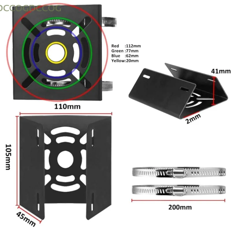 ชุดตัวยึดเสาไฟถนน, ชุดยึดกล้องวงจรปิดแบบข้อต่ออเนกประสงค์