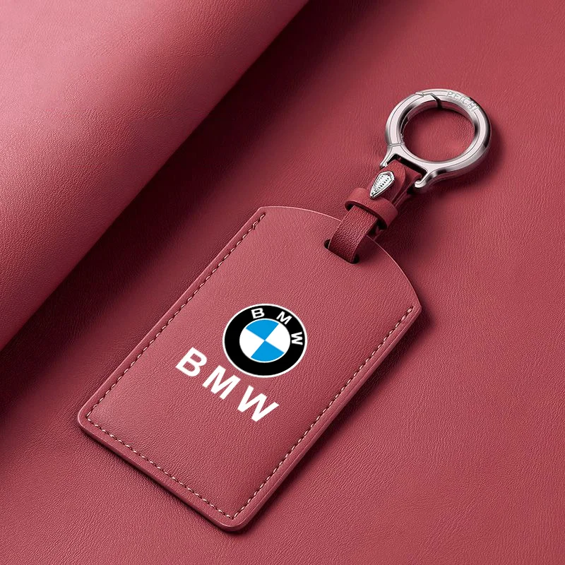 Leather Car NFC Card Key Case Cover Shell Holder For BMW 1 3 5 7 8 Series X1 X3 X5 X6 X7 F30 G20 F34 F31 G30 G01 F15 I3 M4 535le