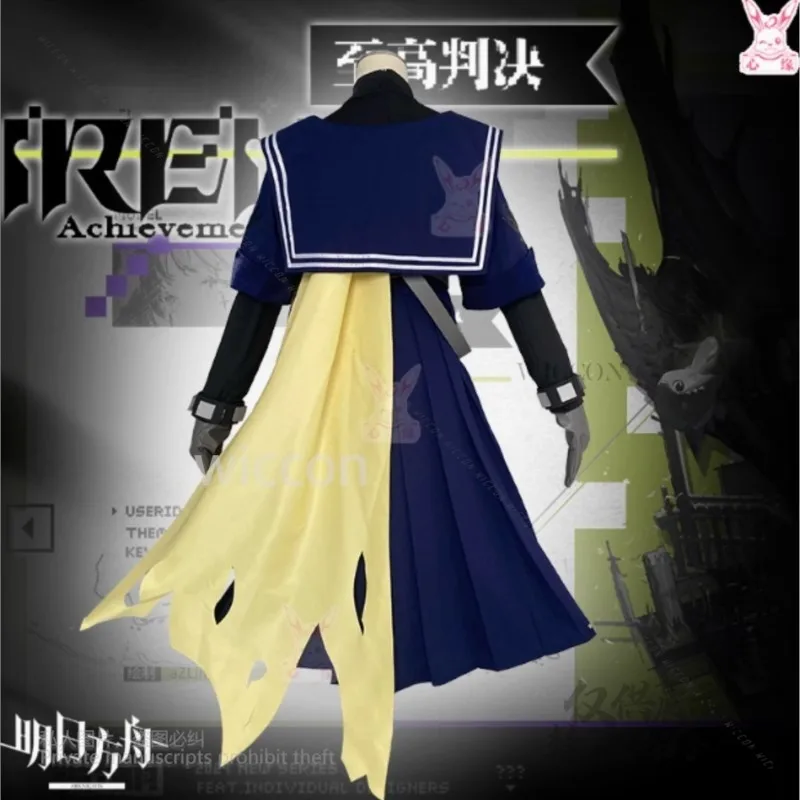 Anime Game Arknights Cosplay Irene Costume Outfits Skirt Shirt Full Set New Wigs Woman Girls Halloween Party Carnival Customized