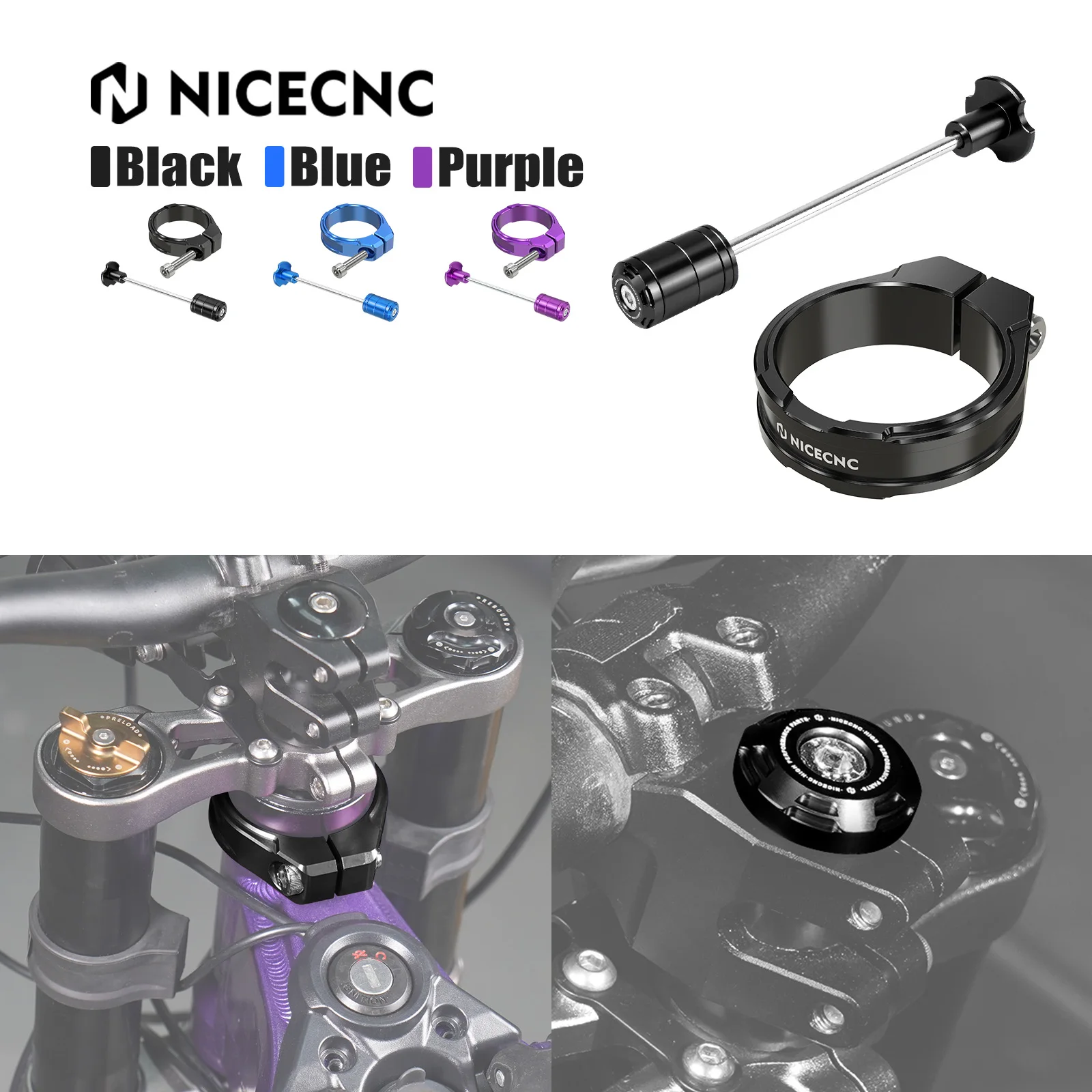 

NICECNC For Surron light bee X S L1E Segway X160 X260 Electrical Motorbike Front Fork Suspension Core & Head Tube Frame Brace