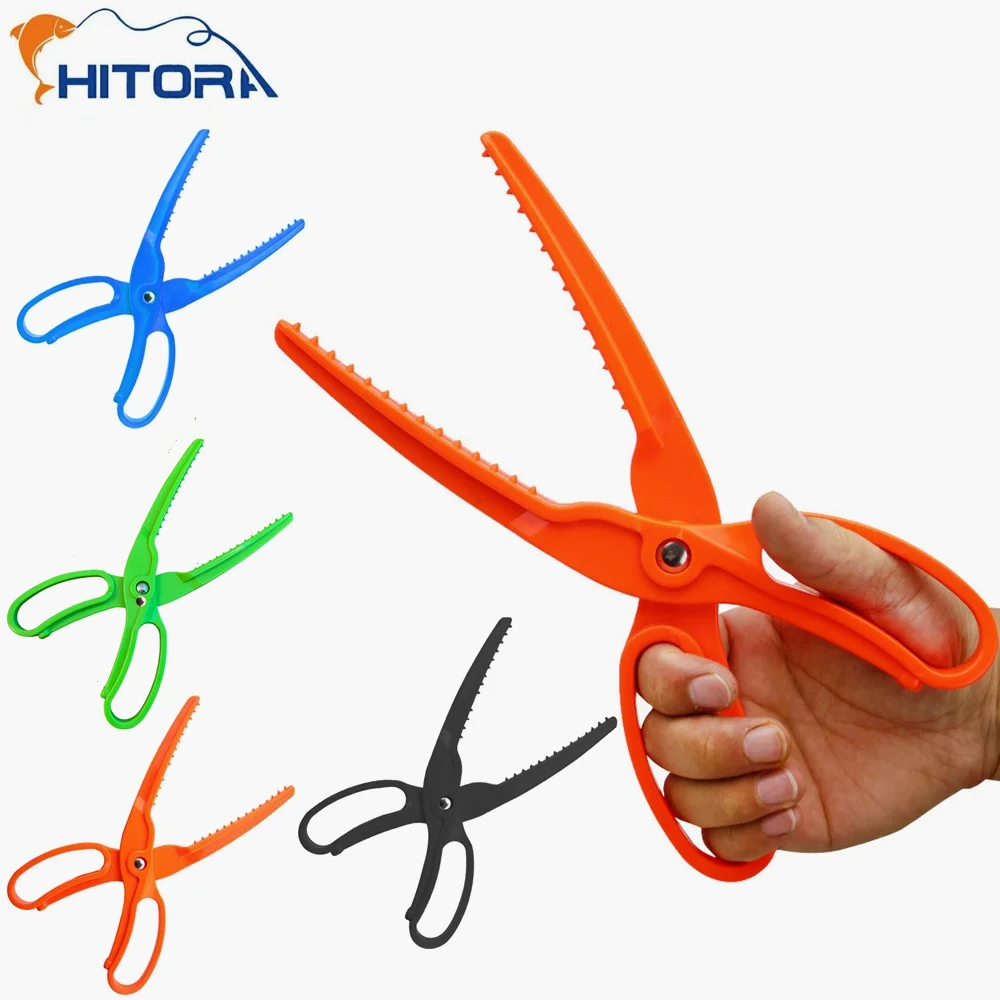 Novo Pegador de Peixe de Plástico, Clampeador de Controle de Peixes, Controlador Ultra-leve com Dente de Serra Antiderrapante, Alicate para Peixes, Ferramenta de Pesca