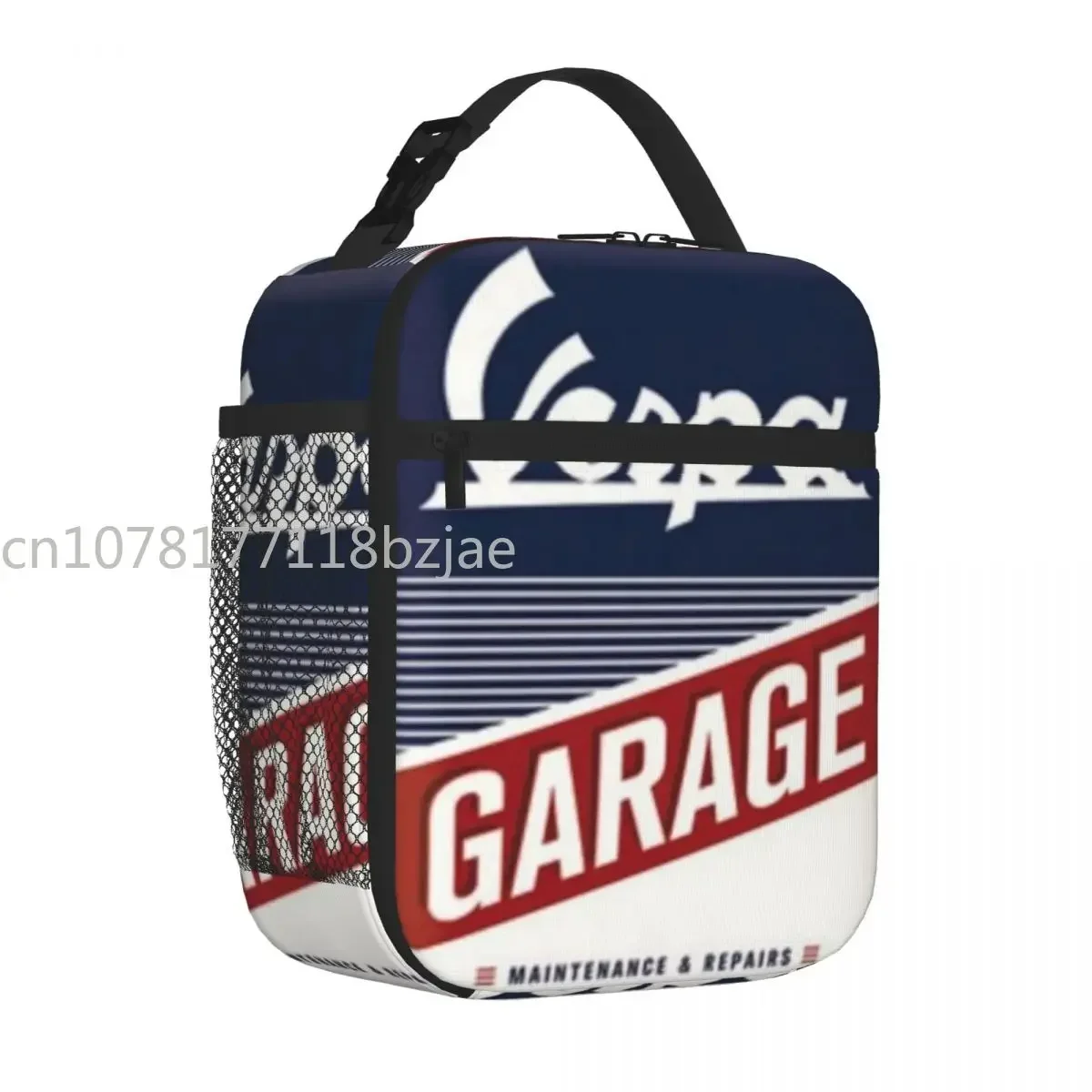 Vespa Service 17 Lunch Tote Picnic Bag Packed Lunch Lunch Thermal Bag