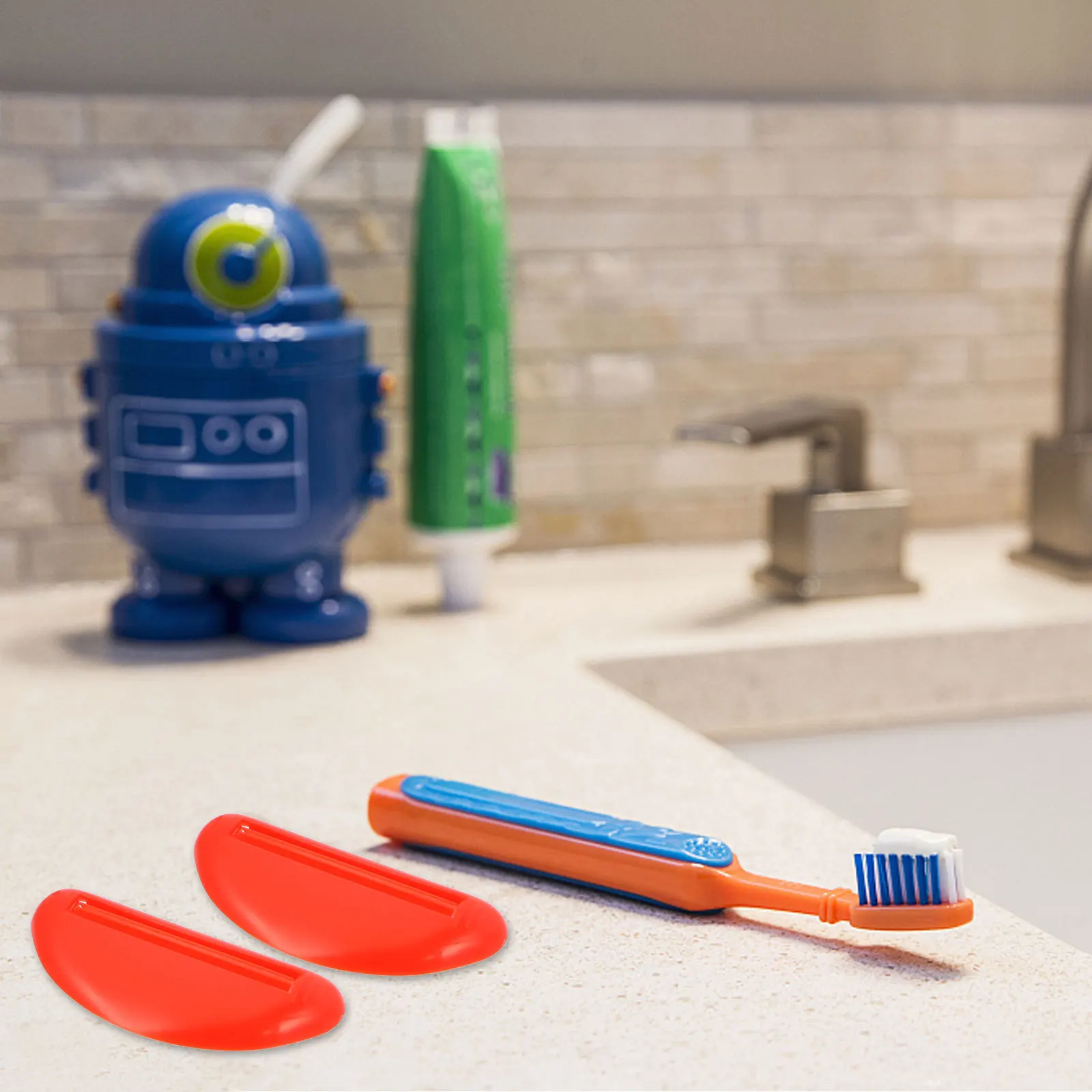 

6pcs Toothpaste Makeup Squeezer Supply Plastic Manual Tube Squeezer For Home Bathroom Cream Foam Dispenser Tool