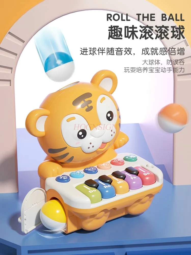 Little Tiger Toy Baby Early Education Puzzle Baby 0-2 anni