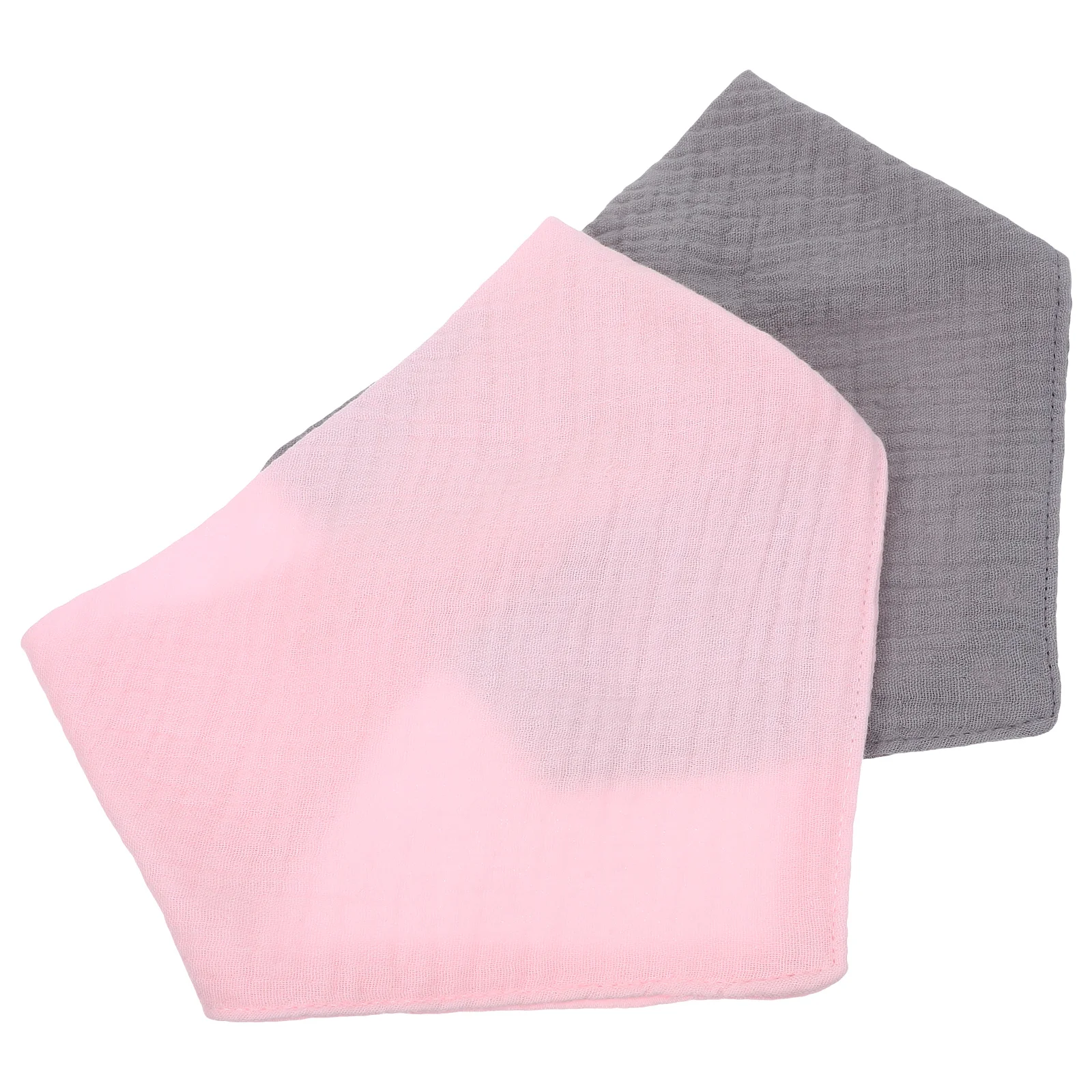 Baberos de algodón para bebé, Bandana Triangular ajustable, Baberos para la dentición, bebés, niños pequeños, Bandana, babero, 2 uds.