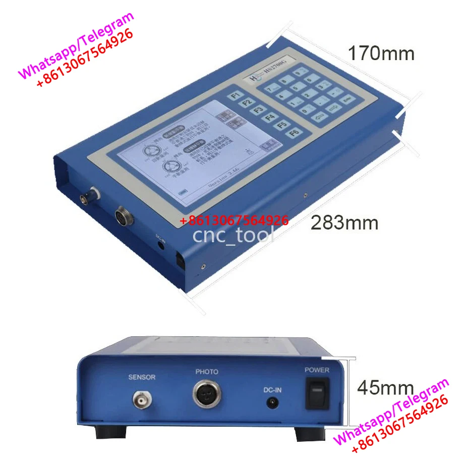 Penyeimbang dinamis Hongfuxin HS2700G Taiwan untuk mesin penggiling silinder eksternal, mesin koreksi keseimbangan dinamis