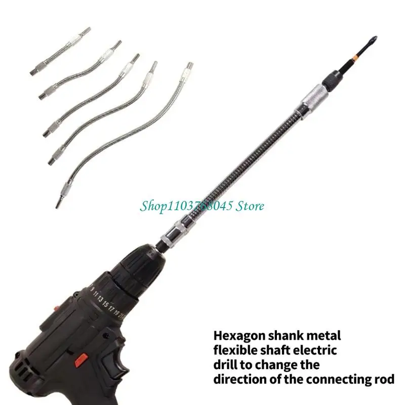 

R53F Гибкий шестигранный хвостовик Набор адаптеров для электроинструментов Удлинитель сверла 1/4 дюйма Мягкий вал для мест