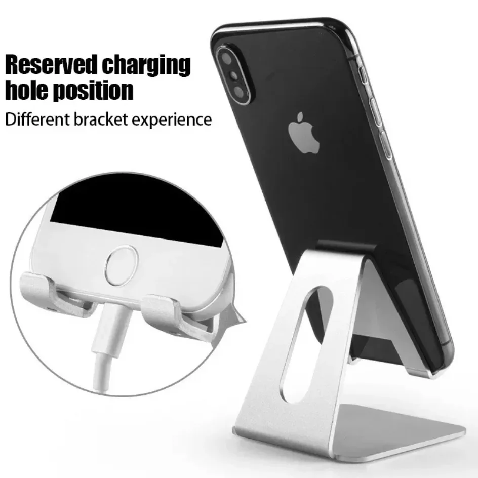Desktop Phone Tablet Holder Metal Universal Holder Lazy Tablet Dock for All Smartphone IPhone Xiaomi iPad Samung Galaxy