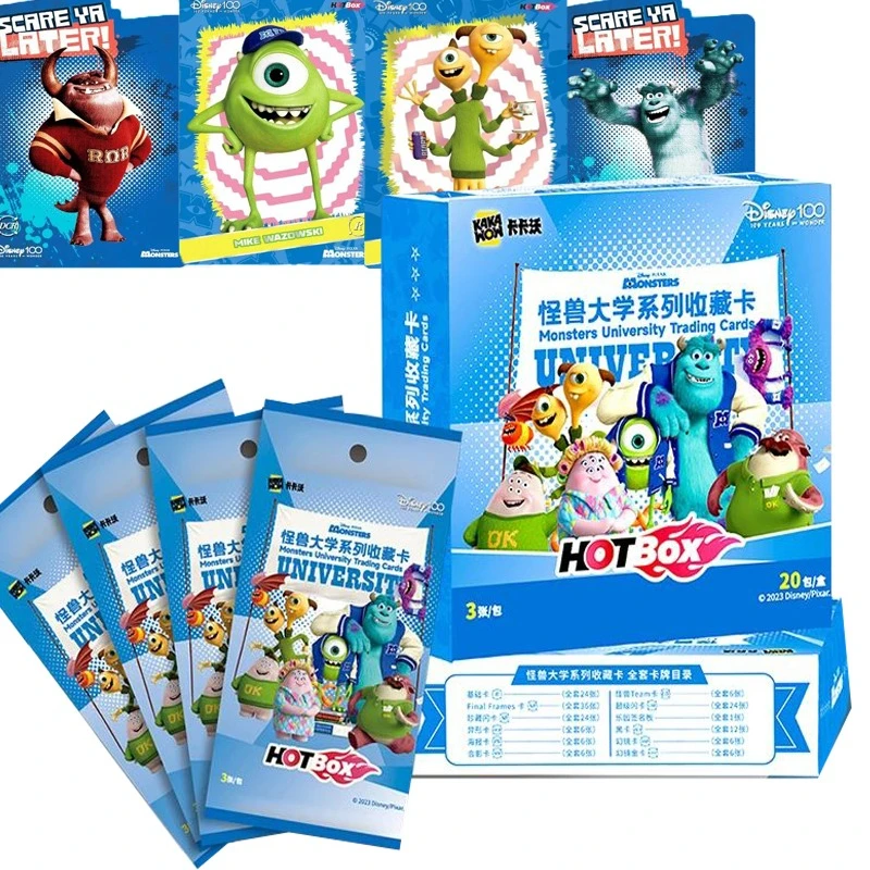 

Disney Monsters University Collection Cards Sulley Big Eyed Child Movie Peripherals Rare Collectible Card Toy Gift For Children