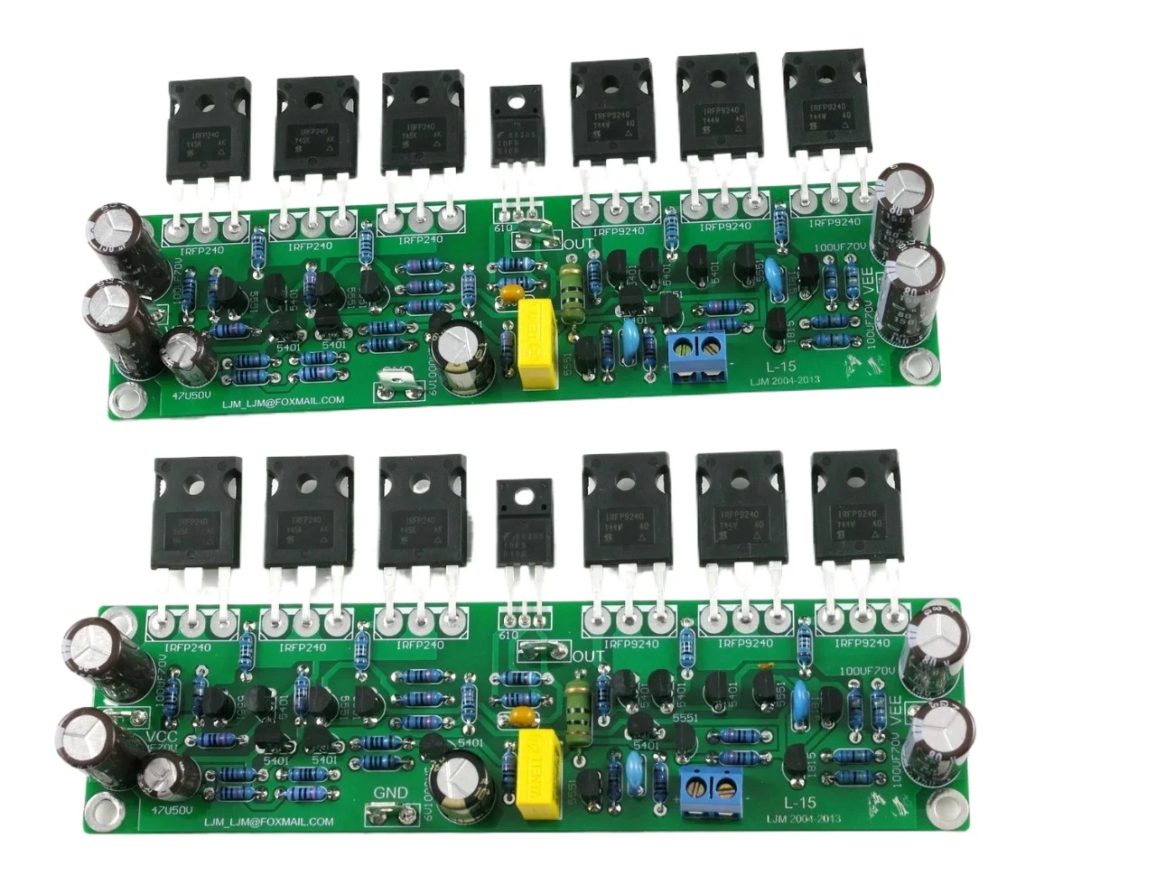 

IRFP240 IRFP9240 150 Вт 8R, 300 Вт 4R, 600 Вт 2R L15 Усилитель мощности FET 2 канала 1 шт.