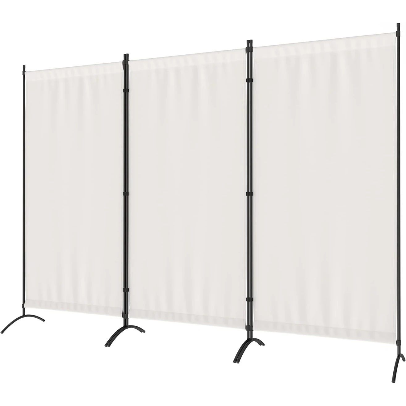 Divisor de habitación, pantallas de privacidad plegables de 99 pulgadas de ancho, divisores de 3 paneles, separación portátil para decoración de dormitorio, dormitorio, oficina en casa