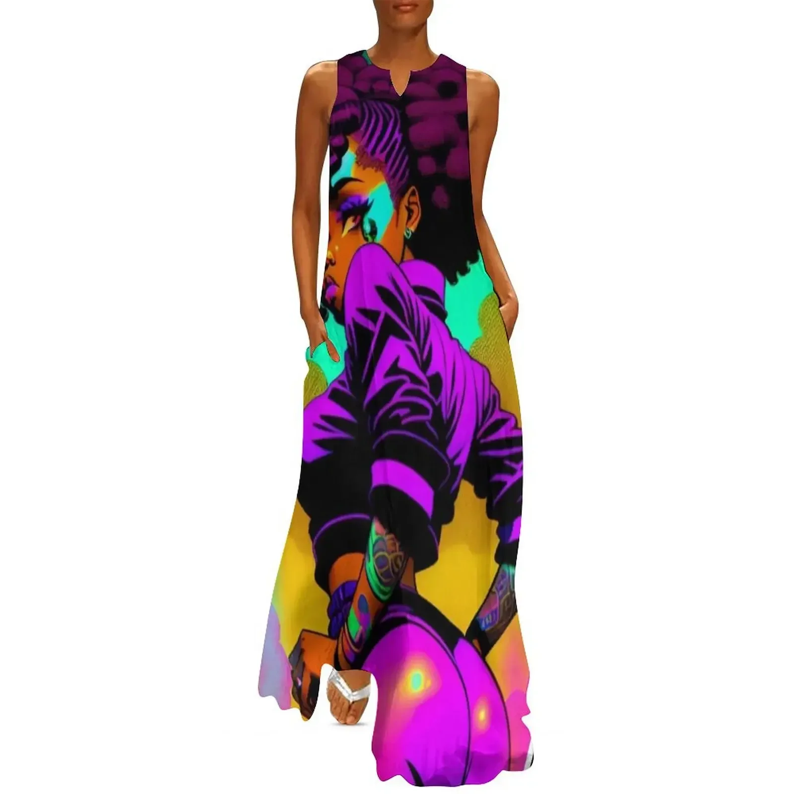 

I Won't Fix My Face Long Dress Long dresses ladies dresses for women 2025 Woman's evening dress Women dresses summer Dress