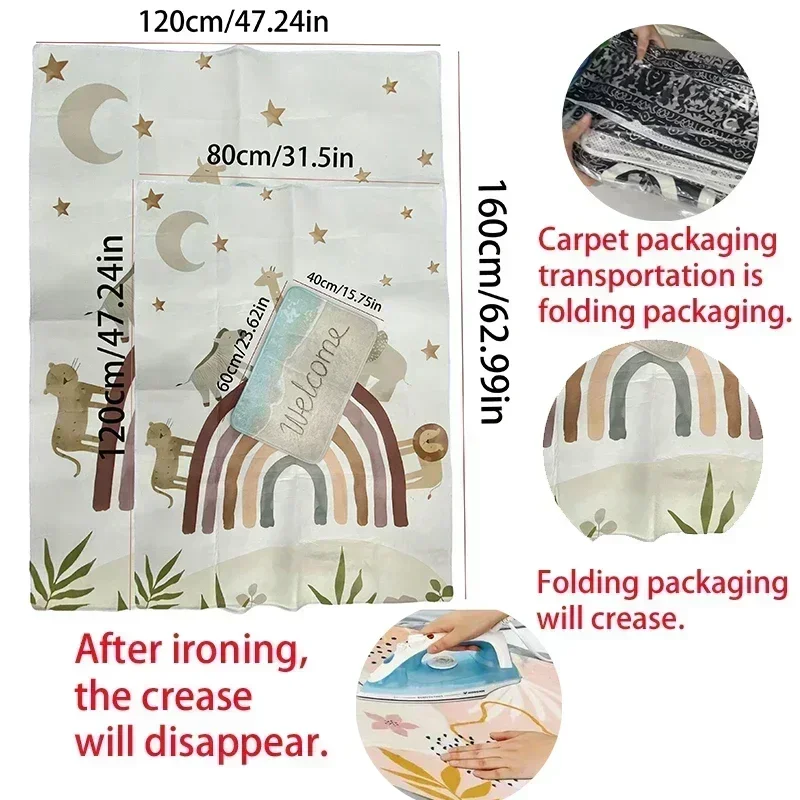 سجادة سجادة سيارات لايتنينج ماكوين لغرفة المعيشة وغرفة نوم الأطفال وبساط لعب للأريكة وديكور المنزل هدية مضادة للانزلاق