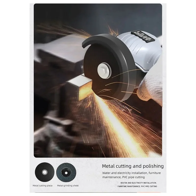 Amoladora angular eléctrica inalámbrica A27F-16,8 V, batería de litio de 6500R/Min, Mini pulidora, potencia de corte de diamante